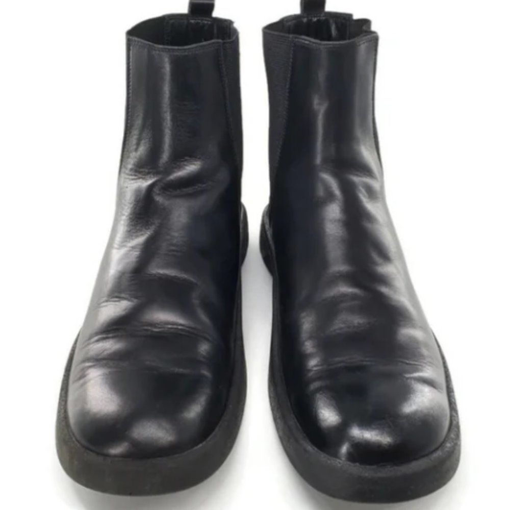 Bally Sesvenna Black Leather Pull-On Comfort Chelsea Boots - Picture 7 of 13